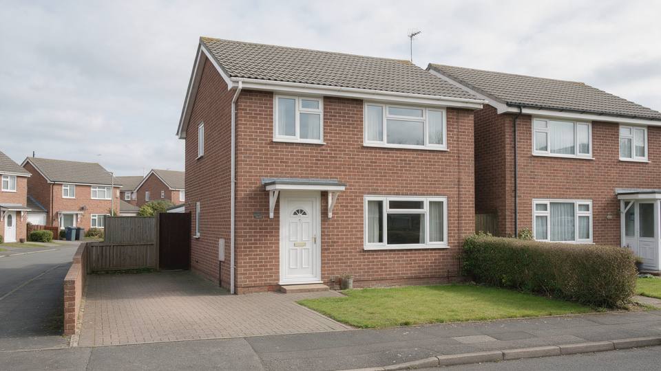 A semi-detached house